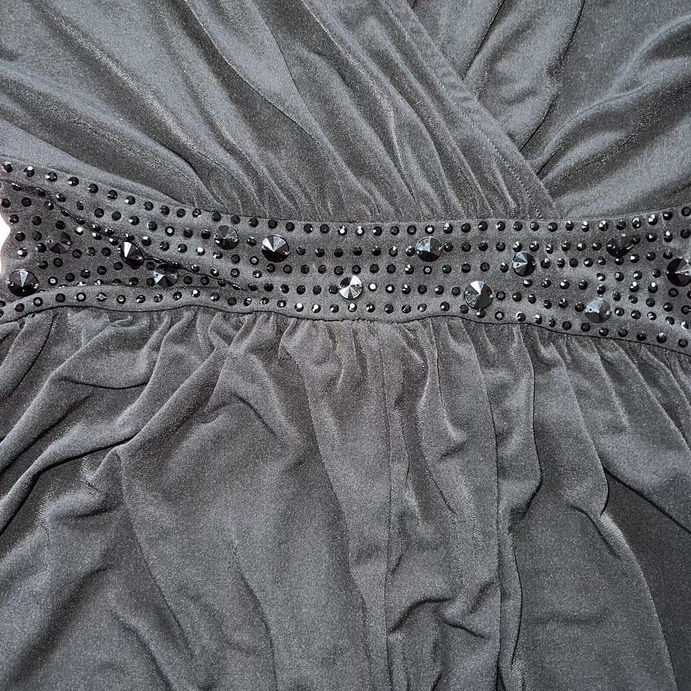 NWT Victoria's Secret S SHORT DRESS BLACK beaded embellished RARE!!! - Picture 3 of 6